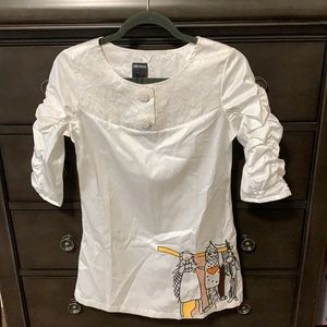 James Coviello by Anna Sui. Wizard of Oz Embroidered dress.  Stunning.